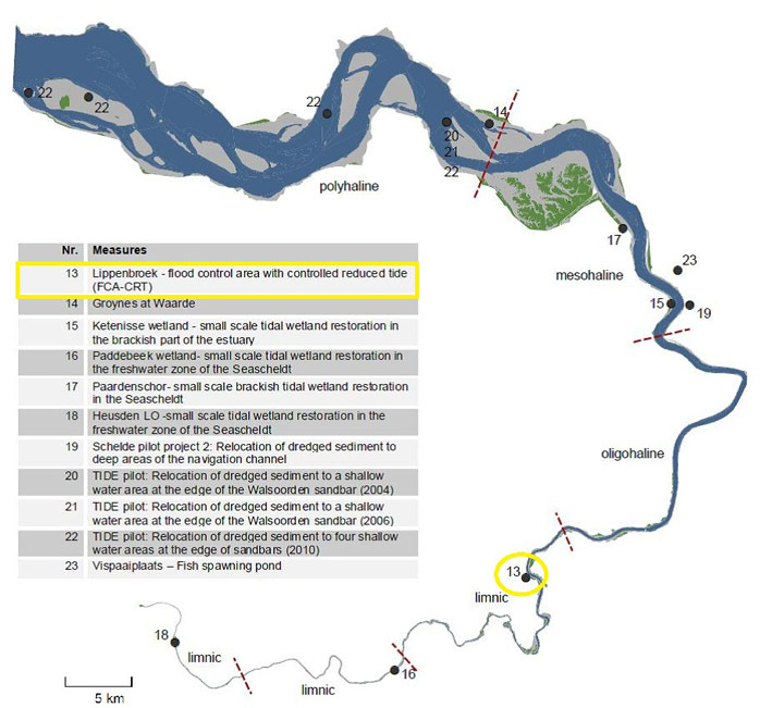 Figure 1. Location of the FCA-CRT Lippenbroek 