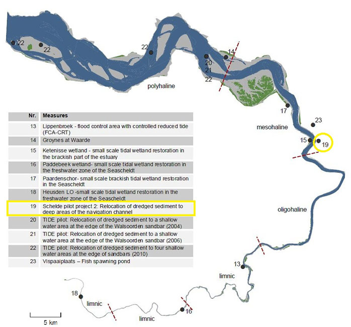 Figure 1. Location of the relocation measure (near Ketelplaat)