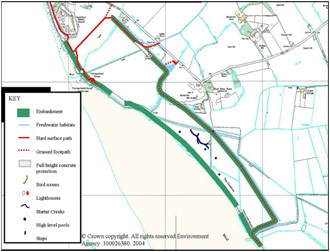 Figure 3: Location of compensation measure Paull Holme Strays