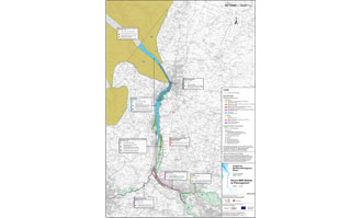 Figure 3a Natura 2000 sites within the borders of the investigation area of the Integrated Management Plan Weser (NLWKN, SUBV (2012): IBP, INTEGRIERTER BEWIRTSCHAFTUNGSPLAN WESER FÜR NIEDERSACHSEN UND BREMEN 2012